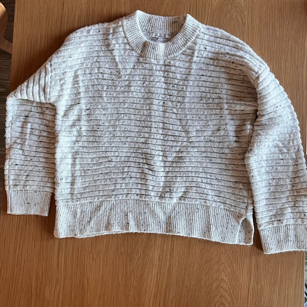 Madewell Cream Knit Sweater